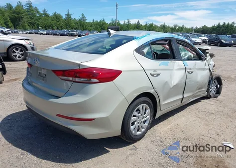 2017 Hyundai Elantra Se z USA, uszkodzony, nr VIN KMHD74LF6HU390283
